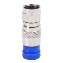 200PCS RG6 Compression Connectors Coaxial Cable Waterproof Connection F Compression Connector RG6 Coaxial