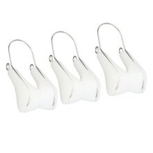 3 pièces Clips de levage pour le nez en acier inoxydable et silicone Correcteur de pont
