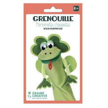 Kit Marionetta calza - Rana - Adulto - Verde - 2 anni di garanzia