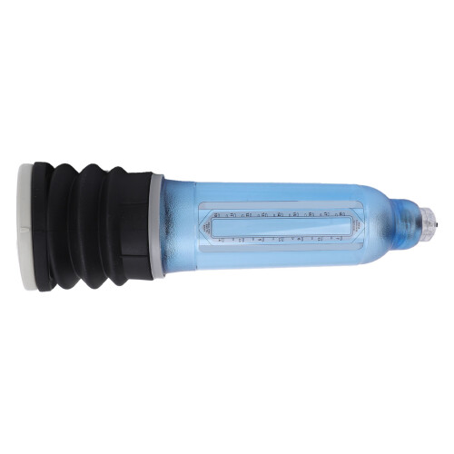 Manual Penis Vacuum Pump, Blue, Transparent Cylinder, Safe Extend Training