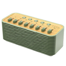 White Noise Sleep Sound Speaker Machine with 8 Nature Sound Speaker Music Center Wireless Home B