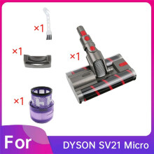 For SV21 Micro Vacuum Attachment Replacement Soft Roller Cleaner with Lock Filter Brush