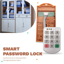 Blocco Elettronico Digitale con Password Intelligente, Tastiera Digitale per Porta 'Armadietto, Serratura con Password per Armadietto, Cassetto