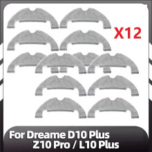 12PcsMop Pad for D10 , Z10 Pro, L10 Robot Vacuum Cleaner Washable and Reusable Mop Pad Accessories