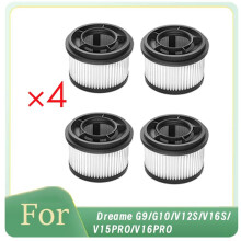 4 Pcs Front Filter for G9/G10/V12S/V16S/V15PRO/V16PRO Vacuum Cleaner Parts Replacement