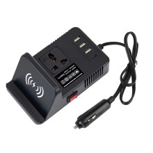 Fast Charging USB for Laptop Charging Car Charger 12/24V Car Plug Converter Car Inverter Voltage Converter Black