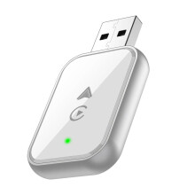 Adaptador CarPlay Sem Fio para , Converte com Fio para Sem Fio, USB e USB-C, Sem Atraso