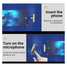 S16 Wireless Microphone Intelligent Noise Reduction Mobile Camera Sound Card Computer Audio Video Recording Lavalier Mic