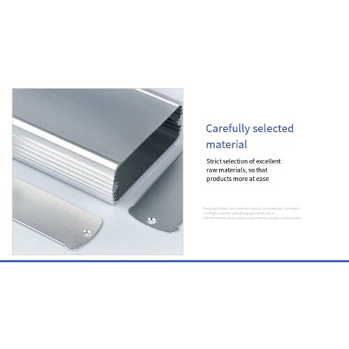 Aluminum Case 82x32x110mm Waterproof Integrated Box Silver Type Case Electronic Box DIY PCB Instrument Project 2