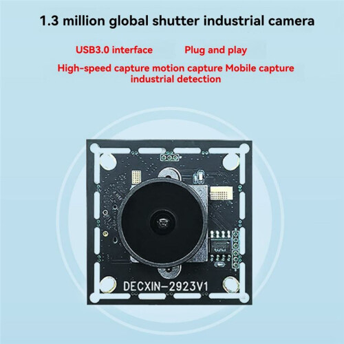 USB3.0 Global Shutter Camera 1.3MP 150 Industrial Camera Module 400 Frames Driver-Free for WINXP/7 8 10 LINUX Android 1