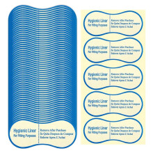 500 Pcs Adhesive Protective Hygiene Try Stickers Hygienic Liner Bulk for Swimwear Lingerie-Underwear