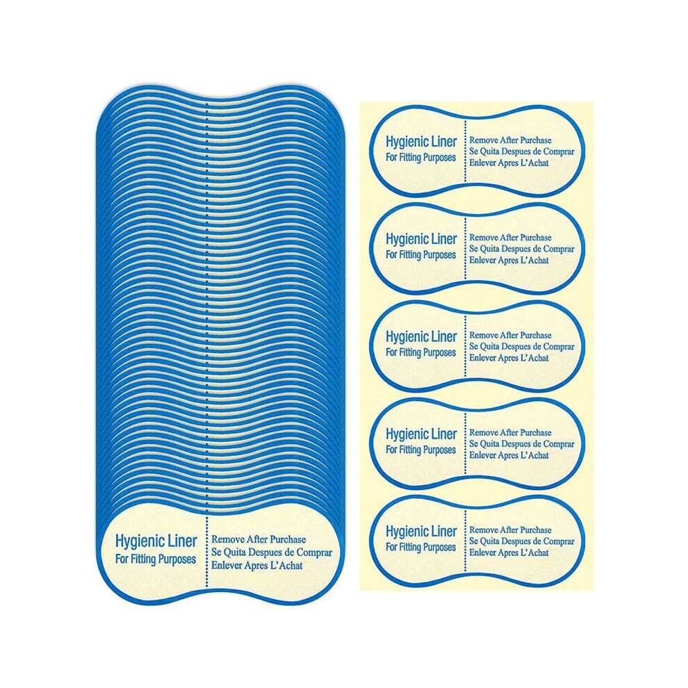 500 Pcs Adhesive Protective Hygiene Try  Stickers Hygienic Liner Bulk for Swimwear Lingerie-Underwear