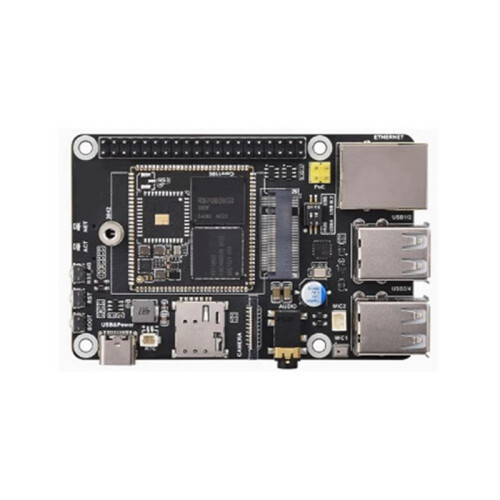 Pi A OnBoard RV1106 Linux Development Board 256MB DDE3L 1TOPS Poder de Computação Sem WIFI e Módulo 4G