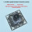 USB3.0 Global Shutter Camera 1.3MP 93 Industrial Camera Module 400 Frames Driver-Free for WINXP/7 8 10 LINUX Android 2