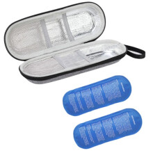 Insulin Cooling Bag Glaciated Cold Storage Bag Medicine Travel Pocket Cooler Pen Bag with Gels
