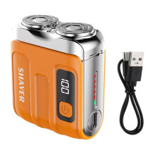 Elektrischer -Rasierer, Tragbarer Rasierer mit Digitalanzeige, Wiederaufladbarer -Rasierer, Leistungsstarker Rasierer, Geschenk für Männer