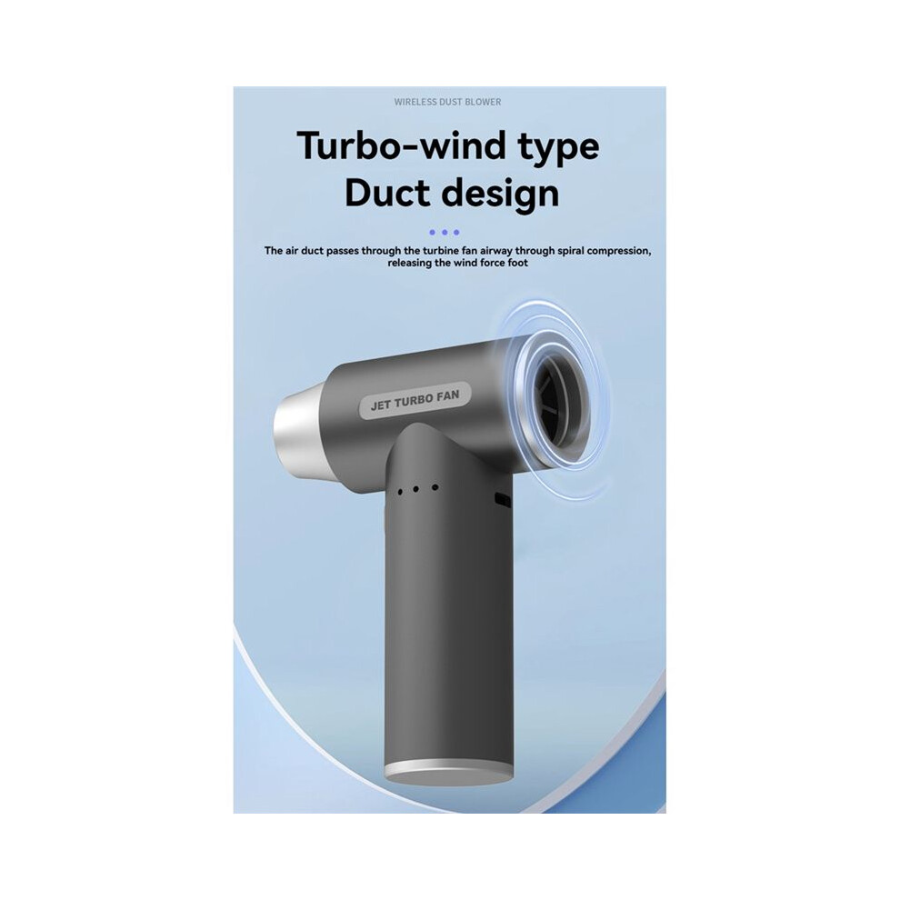 Handheld Turbo Jet Fan 100000Rpm High Power Air Blower Violent Turbo Fan Air Dust Blower Car Vacuum Cleaner Set 6032106264622