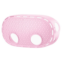 Siliconen VR Shell Beschermhoes Compatibel met voor Meta Quest 3S Accessoires, Uitgebreide Bescherming voor VR Roze