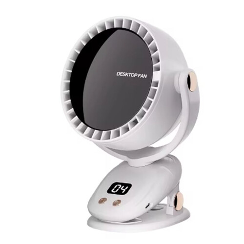 USB Multi Functional Leafless Clip Fan Outdoor Camping Desktop Charging Wireless Fan 1