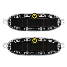 Luces LED Estroboscópicas Solares Inalámbricas, Impermeables, para Motocicletas, Coches, Bicicletas y Camiones. Luz de Advertencia Anticolisión.