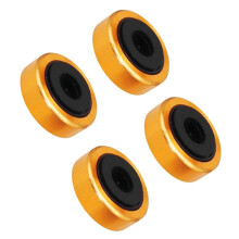 Aluminum Turntable Isolation Pad, Floor Protector Spikes Stand for Amplifier, HiFi Devices Enhance Audio Performance C