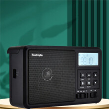 HanRongDa HRD-206 Radio FM AM SW Draagbare Radio LCD Groot Scherm Volledige Band Radio Batterij Opname Luidspreker EU-Stekker