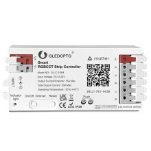 GLEDOPTO WiFi Matter Protocol RGBCW Light Strip Controller WLED LED Controller for Amazon
