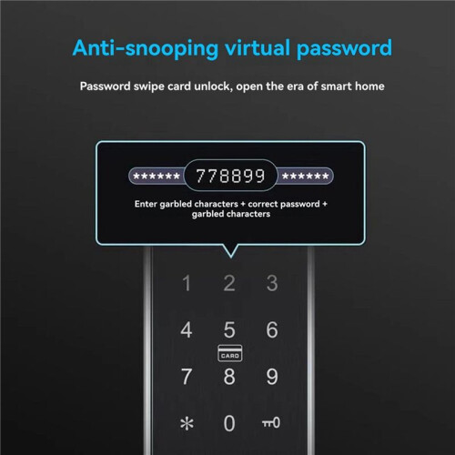 Wireless Access Control Digital Keypad Phone/RFID/Card Password Cabinet Lock for Lockers Upgraded Version(APP)-Black