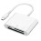 Card Reader for Phone/Laptop/, Three Card Slots Reader Supports  TF Card, Digital Camera Viewer Plug and 1