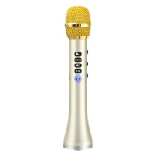 L-698DSP 20W Microphone with Wireless Speaker for Enhanced Sound Quality Gold