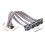 PCIE Express 8 Serial  Controller Card  PCIe DB9 RS232 Adapter  PCI-E COM Card 15 KV ESD Protection 6