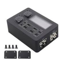 Car USB Charging Hub with LED Light & Type C Port for Efficient Power Management Without Cable