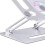 Desktop Foldable Laptop Stand with Cooling Fan Aluminum Alloy Holder Bracket Support Notebook Holder 5