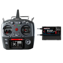 RadioLink Neuer T16D 16-Kanal-RC-Sender 2,4 GHz mit R16F-Empfänger-Fernbedienung für RC-Auto-Boot-Drohne Rechts