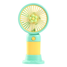 2-in-1 Cute Fan Phone Stand, Portable with Strong Airflow & Stable Support for Summer Cooling & Movie Watching D