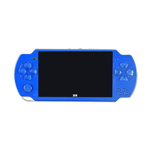X6 Handheld Game Console 4.3 Inch Screen Mp4 Player Mp5 Game Player 8gb Support for Psp Game Camera Video E-Book