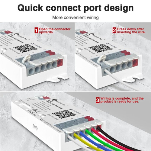 GLEDOPTO WiFi Matter Protocol RGBCW Light Strip Controller WLED LED Controller for Amazon 1