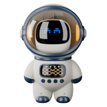 AI Robot Wireless  Speaker Sound Box Audio Alarm Clock FM Radio for Boy Girl Student Gift