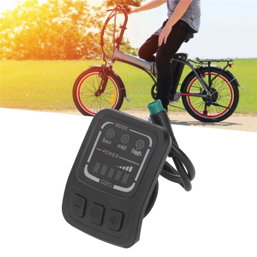 Affichage LED Électrique G20 pour Vélo Électrique, Scooter Électrique, avec Interface Étanche 2