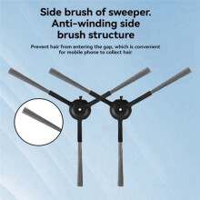 12 Pcs Side Brush for EVE MAX Self Emptying Robot Vacuum Cleaner Parts Replacement Enhanced Cleaning Efficiency