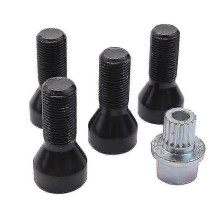 (As show, One size) M14 X 1.25 Car Wheel Locking Bolts Wheel Hub Nut Anti-theft Screw With Key For Suitable Brand Vehicles