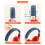 Hörlursskydd för  Studio3/Studio 2.0 Silikonskyddsfodral Headset   Reparation Delar A 2