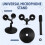 Dual Microphone Installation Kit Universal Stand Microphone Twin Support Microphone Shock Mount 3