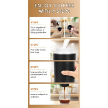 Portable Electric Espresso Machine with Travel Bag Portable Coffee Maker for Travel Self-Heating Car Espresso Maker D