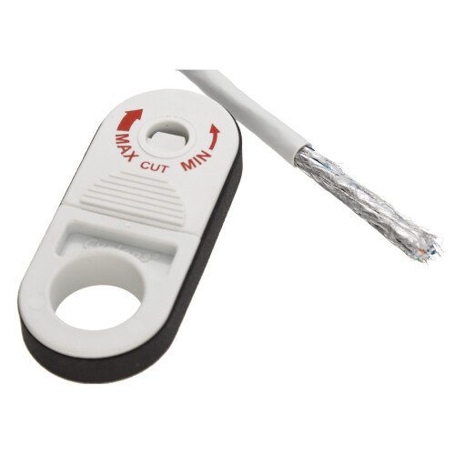 Excel UTP/FTP Coaxial/Ethernet RJ45 Cable Rotating Toggle Stripper 2