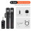 Wireless Microphone with 3.5mm Converter Adapter Neck-Hanging Teaching Microphone Outdoor Live Broadcast Microphone 2