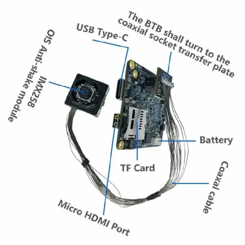 IMX258 4K 30FPS 13MP  Camera Module Drive Free UVC USB Camera Module Optical Stabilization OIS Camera Module 2