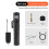 Wireless Microphone with 6.5mm Converter Adapter Neck-Hanging Teaching Microphone Outdoor Live Broadcast Microphone 2
