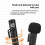Wireless Microphone with 6.5mm Converter Adapter Neck-Hanging Teaching Microphone Outdoor Live Broadcast Microphone 7