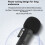 Wireless Microphone with 6.5mm Converter Adapter Neck-Hanging Teaching Microphone Outdoor Live Broadcast Microphone 10